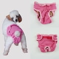 thumbnail image 3 of Pañales cómodos para perros con correa de sujeción fuerte, bragas reutilizables lavables para mascotas pequeñas, 4 colores, disponibles Salvador  pañal para perros, 3 of 10