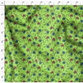 thumbnail image 4 of Soimoi Brown Rayon Fabric Flower Floral Printed Craft Fabric by the Yard 58 Inch Wide, 4 of 6