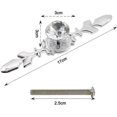 thumbnail image 2 of Set of 4 crystal door knobs - For wardrobe -, 2 of 5