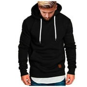 Mens Casual Splicing Hoodie Pullover Hoodies for Men Pullover Hoodie Large Size Sweatshirt for Mens Hoodies Mens Sweatshirts Hoodies Everyday Comfort and Style Blanket Hoodie Men Hoodie for