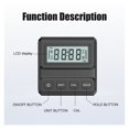 thumbnail image 3 of HT-300C Angle Protractor 360 Degree Mini Electronic Digital Protractor Inclinometer Angle Finder ,Water-Proof & Dust Resistant, 3 of 6