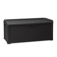 thumbnail image 1 of Toomax Santorini Plus Patio Deck Storage Box Bench, 145 Gallon (Anthracite), 1 of 8