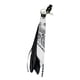thumbnail image 3 of Cintas para empuñaduras de manillar de motocicleta genéricas, accesorios para colgar en el manillar. negro blanco, 3 of 7
