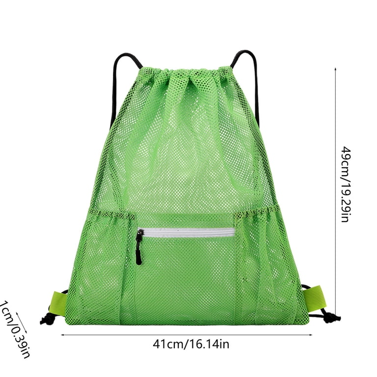 Breathable Mesh Drawstring Backpack with Double Shoulder  display picture 1