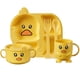 thumbnail image 1 of 5-piece children's tableware set, small plates and bowls yellow 5, 1 of 5