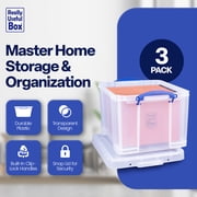 Really Useful Box 32 L Storage Box - Snap Lock Lid - 6 Pack