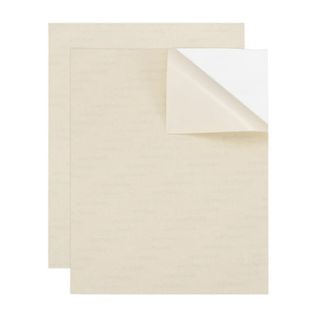 2 Pcs Leather Repair Patch 8"x10" Self-Adhesive Leather Vinyl Repair Tape Kit for Furniture Couches Sofa Chair Car Boat Seats Jackets, Beige Yellow