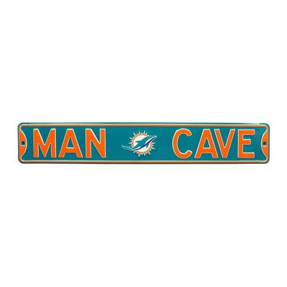 Authentic Street Signs 35085 Miami Dauphins Homme Grotte Panneau de Rue