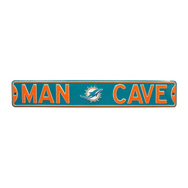 Authentic Street Signs 35085 Miami Dolphins Panneau de Rue Homme Grotte