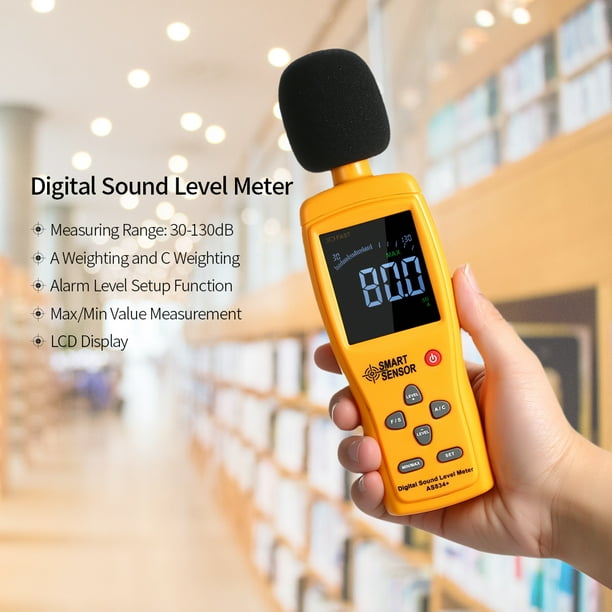 Sonometre numérique à affichage digital 130db max
