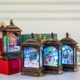 thumbnail image 2 of Christmas Led Light Up Lantern Xmas Santa Claus Table Lamp Ornament Decoration, 2 of 9