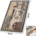 thumbnail image 2 of Farmhouse Kitchen Floor Mats Cushioned Anti Fatigue, Non Slip Padded Mats for Floor Kitchen Rugs, Rooster Vintage Comfort Standing Mat Waterproof Doormat Gel Mat for Home Office Desk, 18" x 30", 2 of 5
