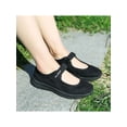 thumbnail image 4 of Difumos Womens Shoes Mary Jane Shoes Flats Walking Sneakers Wide Black US 10, 4 of 4
