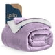 thumbnail image 1 of Cobija Cobertor Aborregado Laila Comfort Ultra Suave 100% Microfibra de Poliéster Lila Queen, 1 of 9