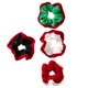 thumbnail image 3 of 4pcs Christmas Hair Scrunchies Assorted Colors Elastic Hair Ties for Holiday Party Costume Dress Up, 3 of 3
