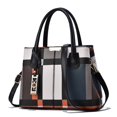thumbnail image 1 of Newposs-Bolso de lujo con costuras para mujer, bandolera a cuadros de diseñador, nuevo Fivean unisex, 1 of 2