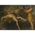 thumbnail image 3 of Andrea Sacchi 18x14 Black Modern Framed Museum Art Print Titled - The Drunkenness of Noah, 3 of 5