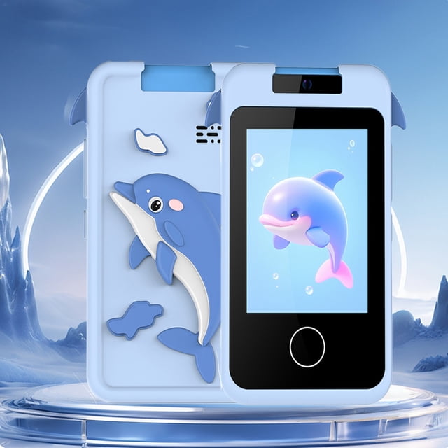 Juguetes de piscina, juguetes para bebés, juguetes para niños pequeños, mini cámara de teléfono para niños, lente multifunción, cámara de fotos y videos con función de pegatina, teléfono móvil para ni
