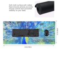 thumbnail image 2 of Hirioo Peacock for Mouse Pad ,Anti-Slip Base, Durable Stitched Edges, Perfect for Gaming, Office, and Home Use,16x35.5in, 2 of 9
