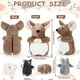 thumbnail image 2 of Juego de juguetes de peluche genérico para momia rata grande de 14 pulgadas con 4 ratones bebés, 2 of 7