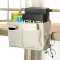 thumbnail image 3 of Opolski Hanging Storage Bag Bedside Book Magazine Phone Holder Pouch Organizer with Hook, 3 of 8