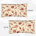 thumbnail image 3 of Easygdp Red Wine Envelope Closure Pillowcase - 20x36in, Queen Pillowcase, Breathable, Stain-Resistant, Wrinkle-Free, 3 of 9