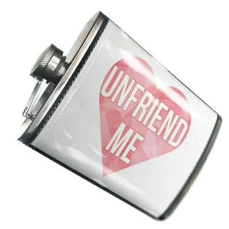 

NEONBLOND Flask Unfriend Me Valentine s Day Pink Geometric Heart