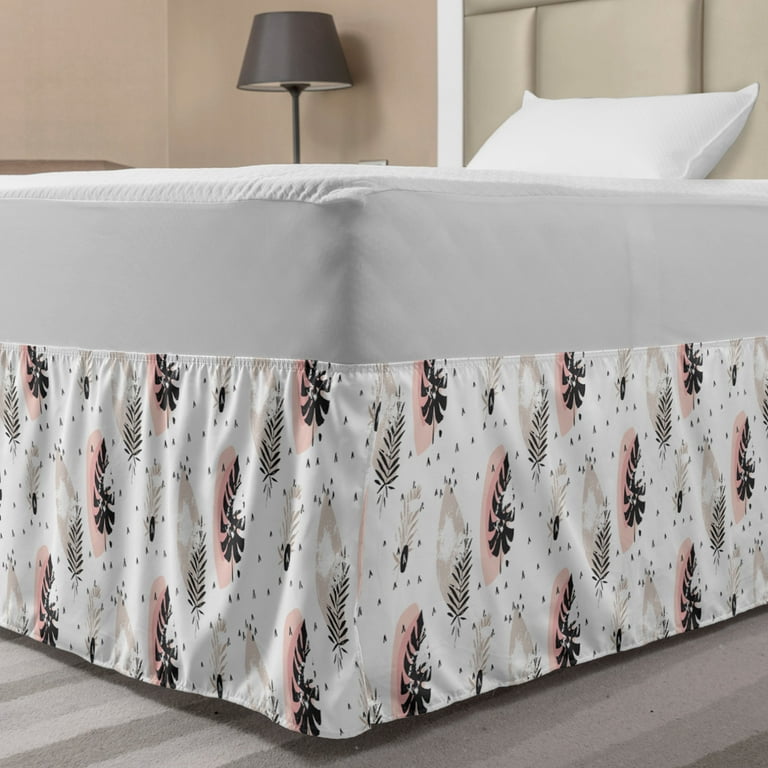 Boho top bed skirt