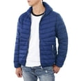 thumbnail image 1 of Ma Croix Mens Ultra Light Puffer Down Hooded Jacket Polyester Padded Packable Winter Jacket, 1 of 8