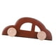 thumbnail image 5 of Perchero de madera con doble gancho para llaves, organizador para almacenamiento en interiores. Coche 23x3.5x9.5cm, 5 of 9
