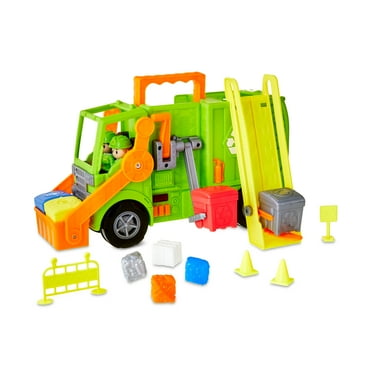 Kid Connection Recycling Truck Play Set with Lights and Sounds, 16 Pieces, Toddler Toy Ages 3 