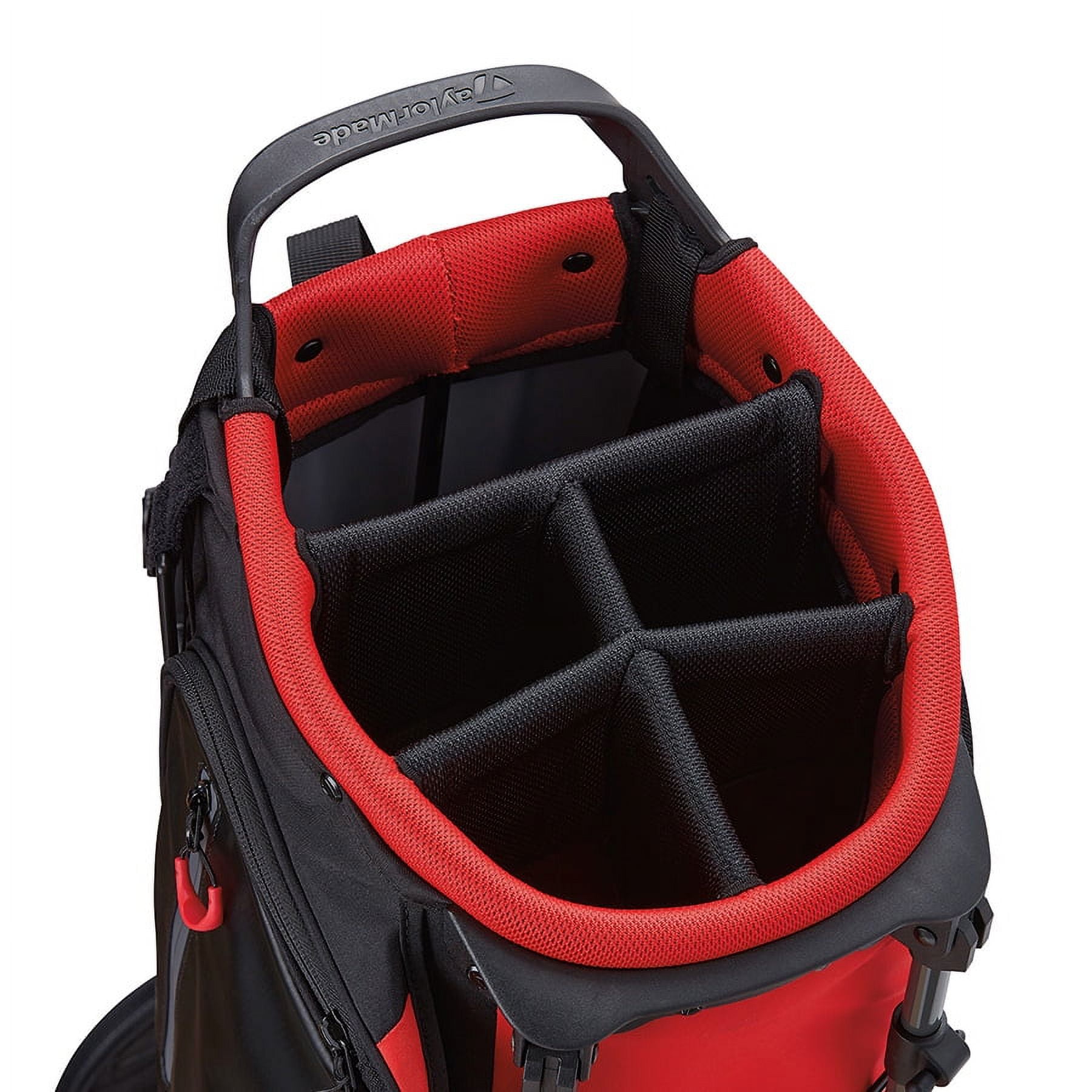 テイラーメード・ハンディーバッグ NEW TaylorMade Golf TM22 FlexTech Stand Bag 5-way Top - Red