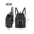 thumbnail image 2 of Gustave Flap Anti Theft Backpack Purse for Women Fashion Drawstring Daypack Casual Travel Backpack Nylon Waterproof Shoulder Bag "Black", 2 of 7