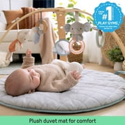 Ingenuity Cozy Spot Reversible Infant Baby Activity Gym & Tummy Time Play Mat with Self Storage