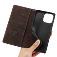 thumbnail image 5 of ELEHOLD Wallet Case for iPhone 15 Pro Max 6.7", Premium PU Leather Card Holders with Lanyard Kickstand Magnetic Clasp Shockproof Anti-Scratch Purse Protective Case,Brown, 5 of 7