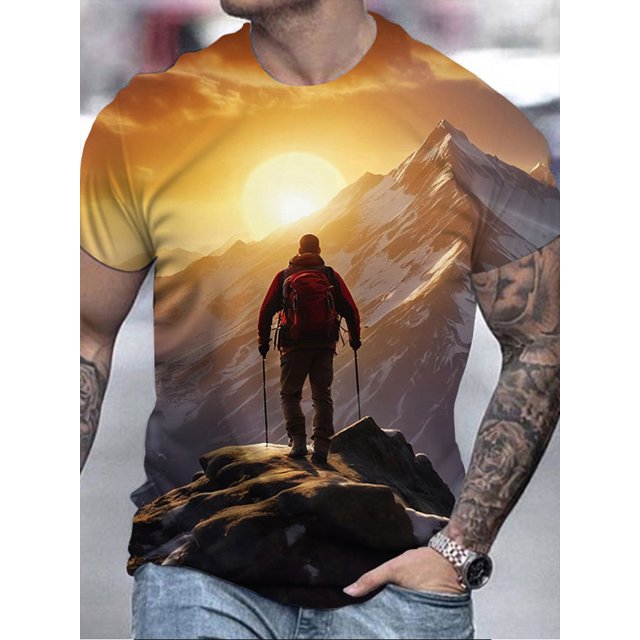 Sweatshirt 3D Casual Retro Pattern Series Men's T-shirt
