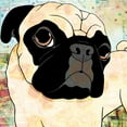 thumbnail image 2 of "Pug Mug" Painting Print on Wrapped Canvas, 2 of 7