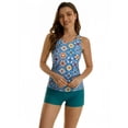 thumbnail image 3 of KXCFCYS Two piece Swimwear Tank Swimsuit for Women Tankini Plus Size Bathing Suit, 3 of 7