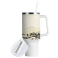 thumbnail image 2 of 40 Oz Car Handle Water Bottle Water Cup Water Bottle Water Jug Coffee Cup Travel Water Bottle Classical Mountain, 2 of 8