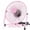 Pink, variant on Necvior USB Desk Fan Personal Cooling Fan for Home Office Table Outdoor USB Powered