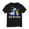 thumbnail image 2 of TOOYOU Boys Summer Big Bro T Shirt Pregnancy Announcement Short Sleeve Clothes Size 3-4 Years Black, 2 of 4