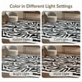 thumbnail image 7 of ODIKA Zebra Leopard Print Mixed Stripe Field Wallpaper Blanket Tiger Non-Slip Chair-Friendly for Dining Room, Under Table, Home Office, 7 of 7