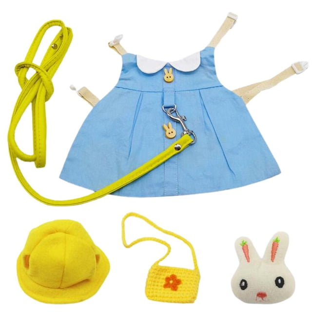 Conjunto De Ropa De Conejo, Accesorios De Correa Para Mascotas, Conjunto De Disfraces De Animales De Moda Encantadores Advancent PT002497-02
