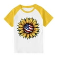 thumbnail image 7 of Ugoldhm Boys Short Sleeve Tops Classic Fit Graphic Print Summer Crew Neck Casual Cute T-Shirts Size 3-14, 7 of 7