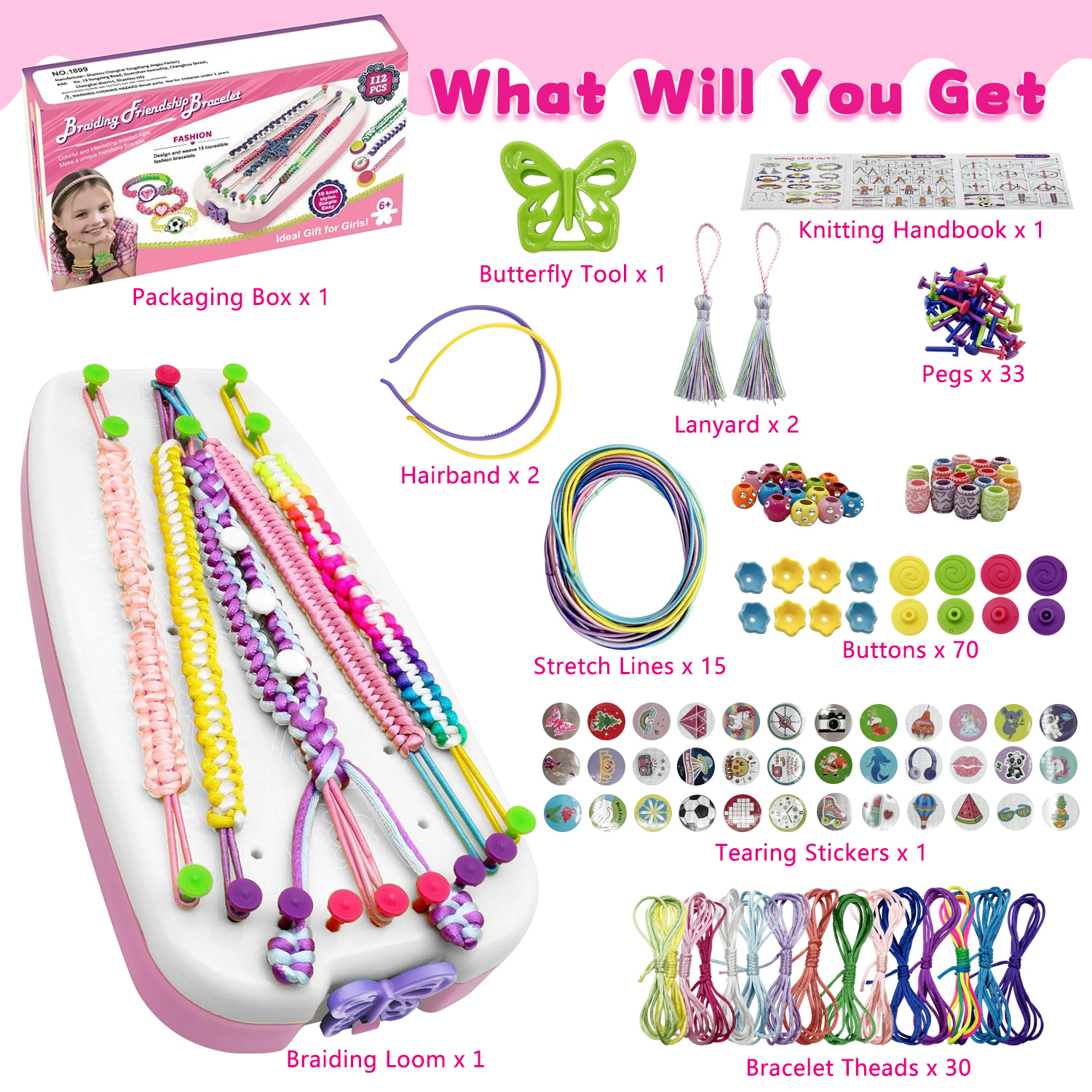 Rirool Friendship Bracelet Making Kit for Girls Ages 8-12 photo 3