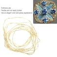 thumbnail image 3 of Herwey Copper Wire Sewing String,Stitch Thread,Embroidery Thread Copper Wire Sewing Stitching Gloss 1.5mm  Dia. Manual DIY String, 3 of 8