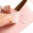 thumbnail image 4 of Infant Baby Girl Soft Soled Mary Jane Shoes Bowknot Walkers Shoes 0-18 Months, 4 of 6