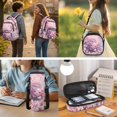 thumbnail image 3 of Aplkyhs 4Pcs Girls Backpack for School Axolotl Cherry Blossom with Lunch Box Pencil Case Bottle Sleeve for Girls Boys Large Capacity Lunch Bag Multifunctional Pencil Case, 3 of 7
