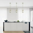 thumbnail image 6 of Lalia Home 9.25" Studio Loft 1-Light Adjustable Hanging Clear Glass Pendant Fixture, Gold, 6 of 8