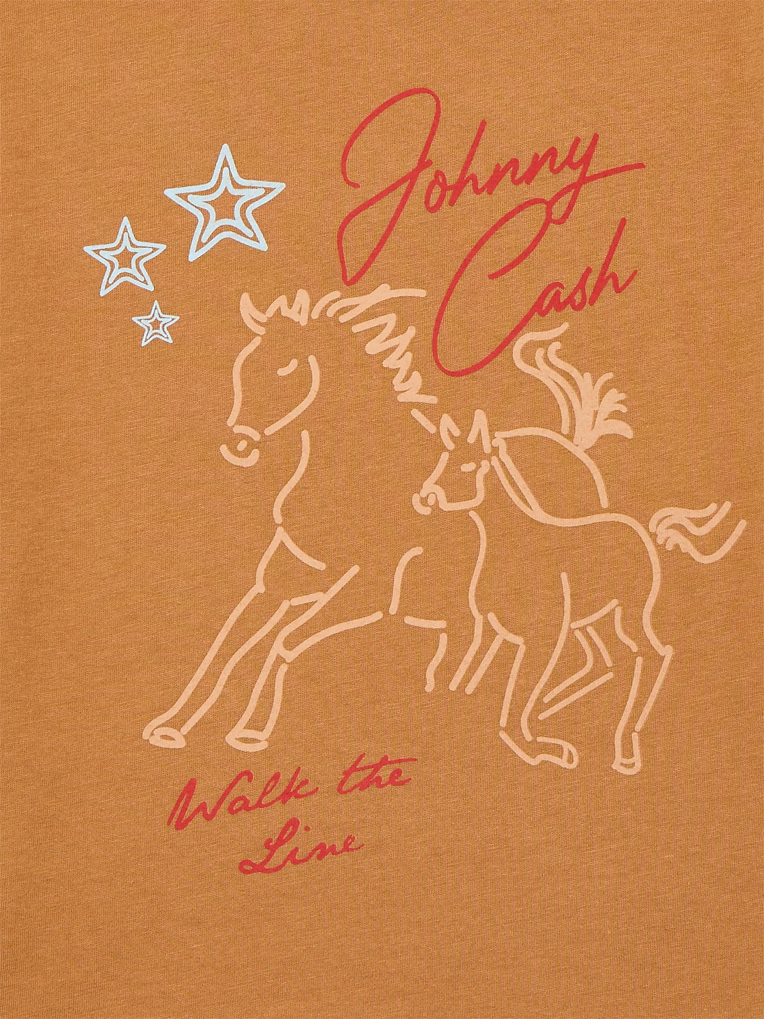Johnny Cash Tour Toddler Graphic Tee with Short Sleeves, Sizes 12M-5T